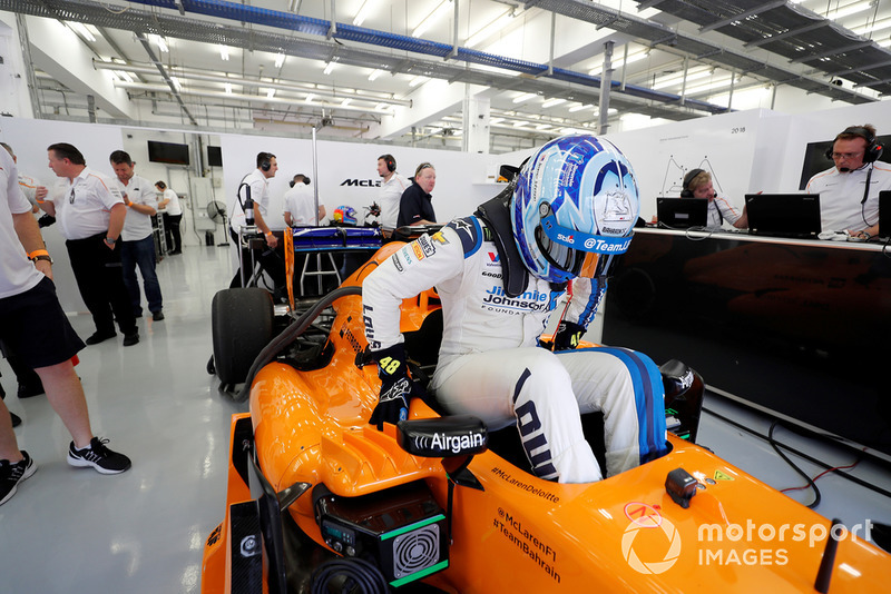 Jimmie Johnson dans la McLaren