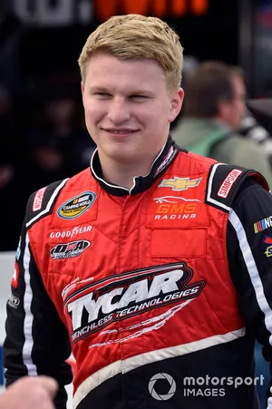 Tyler Dippel, GMS Racing, Chevrolet Silverado America First/Turning Point USA and Sheldon Creed, GMS Racing, Chevrolet Silverado AM Ortega/United Rentals