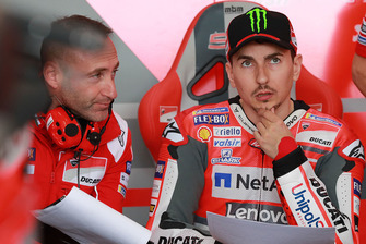 Jorge Lorenzo, Ducati Team, mit Cristian Gabbarini