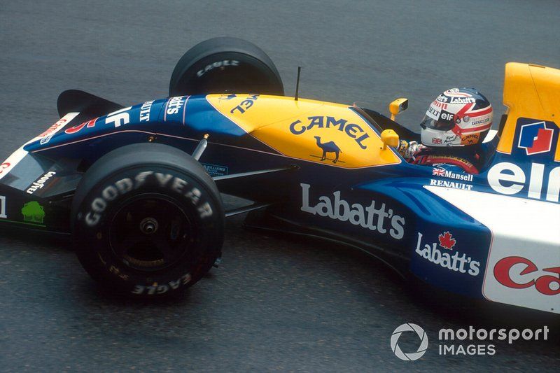Williams FW14B マンセル仕様　走行後イメージ 美しきF1マシン：「ハイテク車最初の完成形。”最強マシン”の