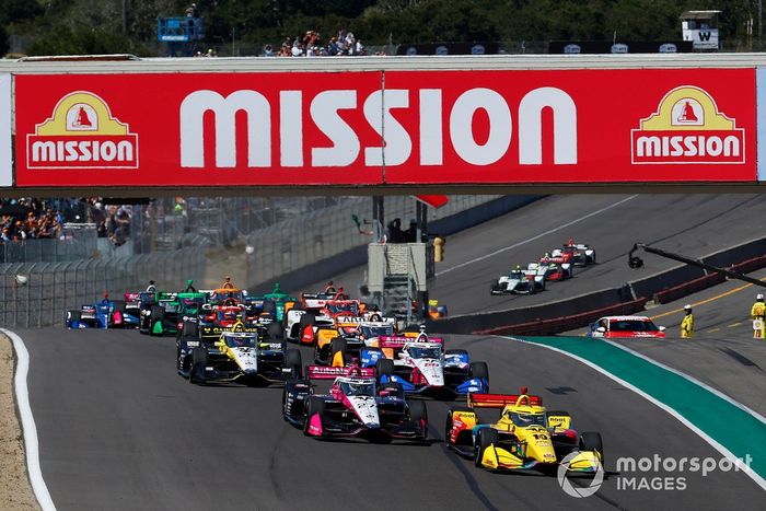 Alex Palou, Chip Ganassi Racing Honda arranca