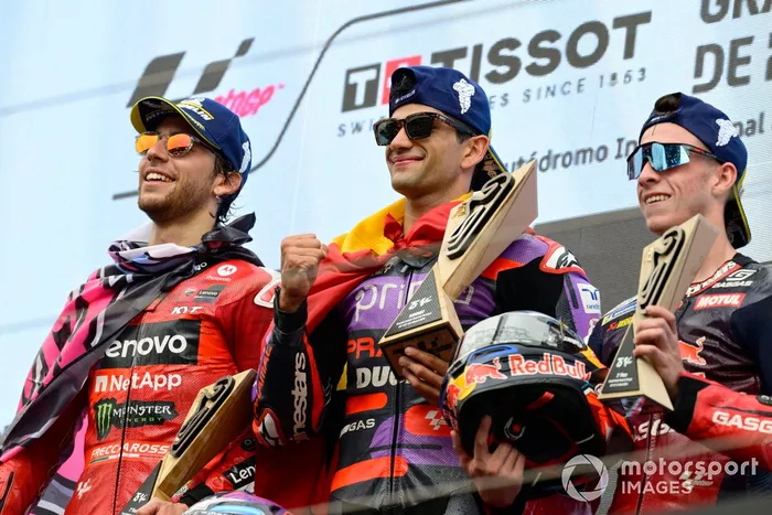Enea Bastianini, Ducati Team, Jorge Martin, Pramac Racing, Pedro Acosta, Red Bull GASGAS Tech3