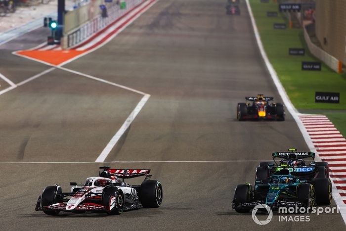 Fernando Alonso, Aston Martin Racing, Esteban Ocon, Haas F1 Team, Andrea Kimi Antonelli, Mercedes