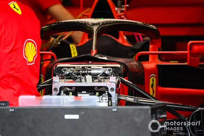 Detalle técnico del Ferrari SF1000