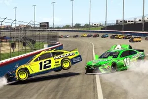 Ryan Blaney and Kyle Busch