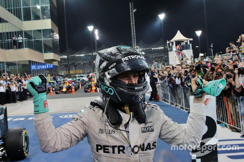 Nico Rosberg, Mercedes AMG F1 celebrates his World Championship in parc ferme