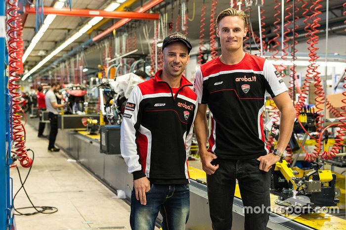 Marco Melandri, Ducati Team, Chaz Davies, Ducati Team