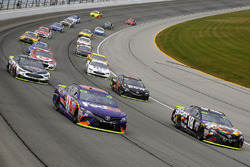 Kyle Busch, Joe Gibbs Racing Toyota and Denny Hamlin, Joe Gibbs Racing Toyota
