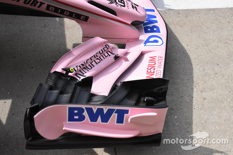 Sahara Force India F1 VJM10, nieuwe voorvleugel