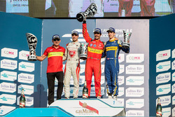 Podio: ganador Lucas di Grassi, ABT Schaeffler Audi Sport, segundo lugar Jérôme d ' Ambrosio, Dragon