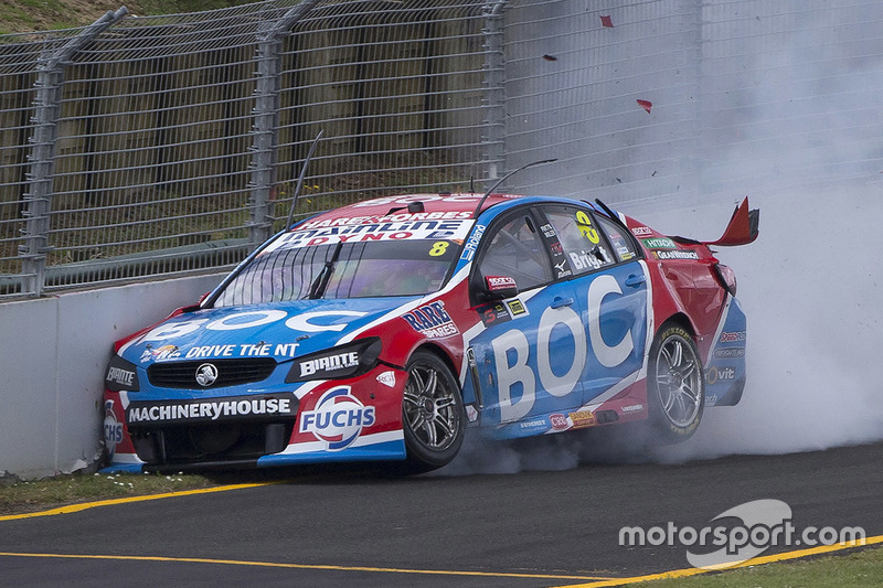 Jason Bright, Brad Jones Racing Holden crash