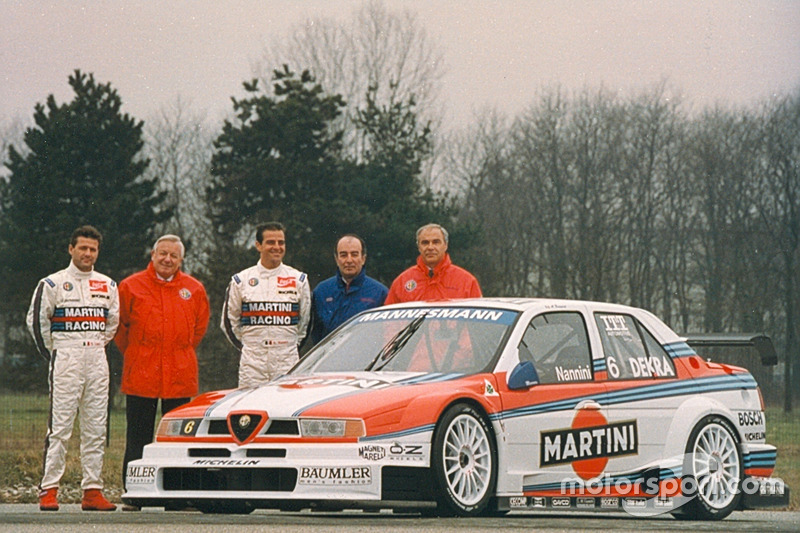 Teampräsentation Alfa Corse Martini Racing mit Nicola Larini und Alessandro Nannini