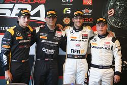 Top 4 en la clasificación: Pole position #86 AMG-Team HTP Motorsport, Mercedes-AMG GT3: Maximilian G