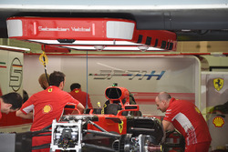 Ferrari SF71H dans le garage