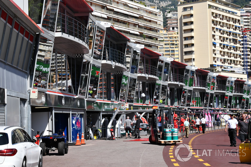 Pit lane