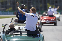 Valtteri Bottas, Mercedes AMG F1, lors de la parade des pilotes