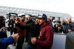 Fernando Alonso, United Autosports met fans