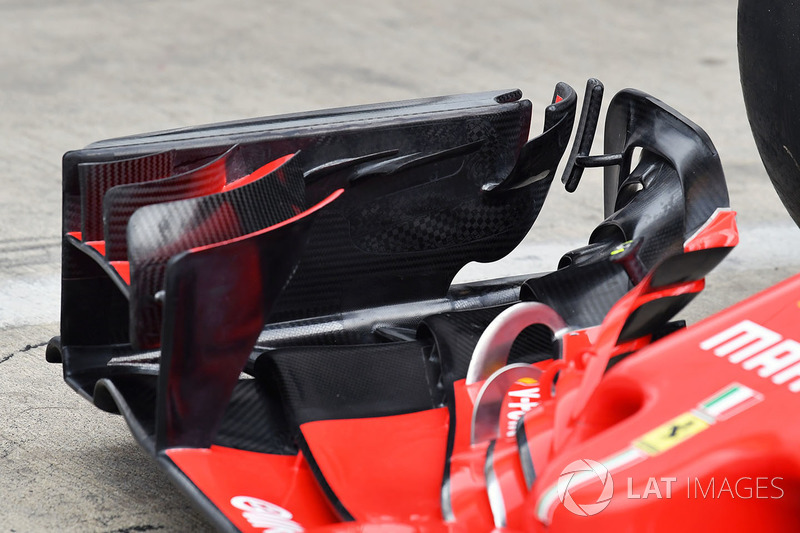 Ferrari SF71H ön kanat detay