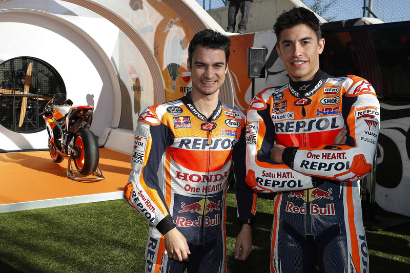 Marc Márquez und Dani Pedrosa beim Repsol-Event Fly Madrid