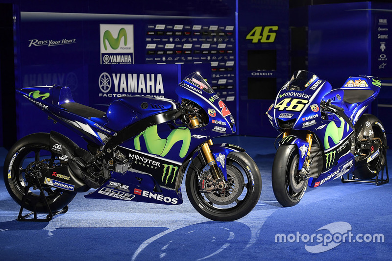 Moto de Valentino Rossi, Yamaha Factory Racing, Maverick Viñales, Yamaha Factory Racing