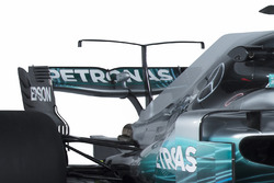 Mercedes AMG F1 W08: Motorhaube, Winglet und Heckflügel