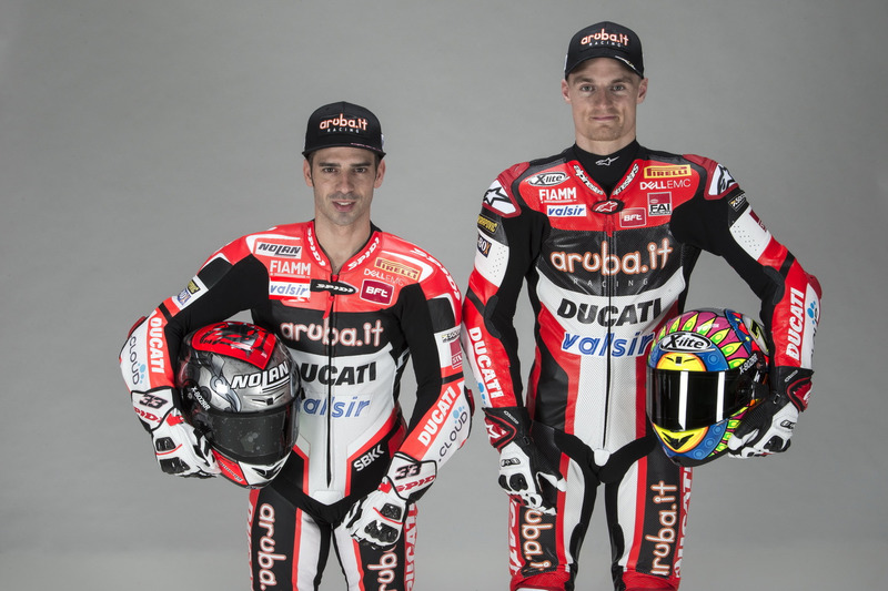 Marco Melandri y Chaz Davies, Ducati Team