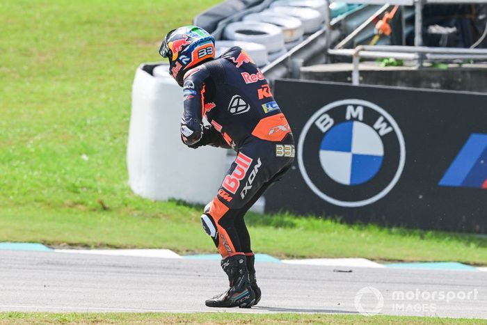 Brad Binder, wypadek Red Bull KTM Factory Racing