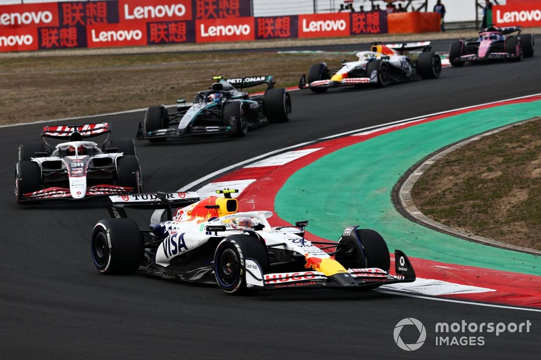 Andrea Kimi Antonelli, Mercedes, Esteban Ocon, Haas F1 Team, Yuki Tsunoda, RB F1 Team