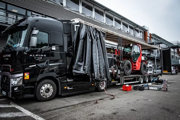 Alpine vrachtwagen