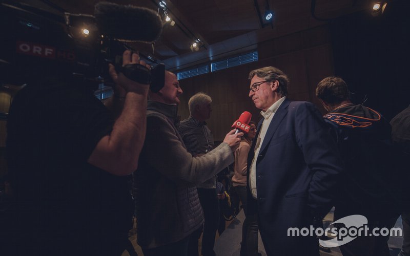 Stefan Pierer, CEO KTM Group, KTM Team launch presentation