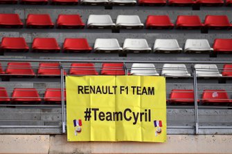 Spandoek voor Cyril Abiteboul, Renault Sport F1 teambaas