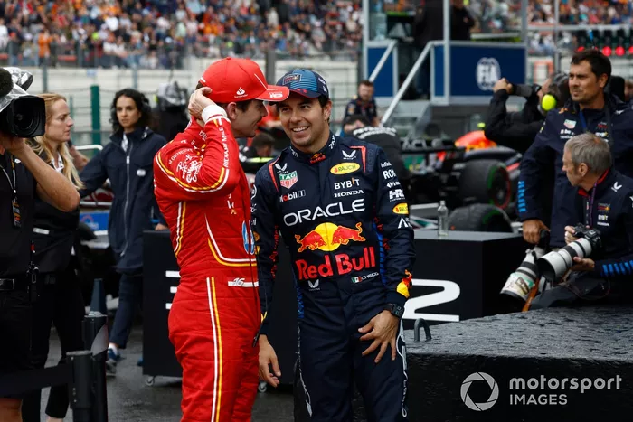 Charles Leclerc, Scuderia Ferrari, Sergio Pérez, Red Bull Racing