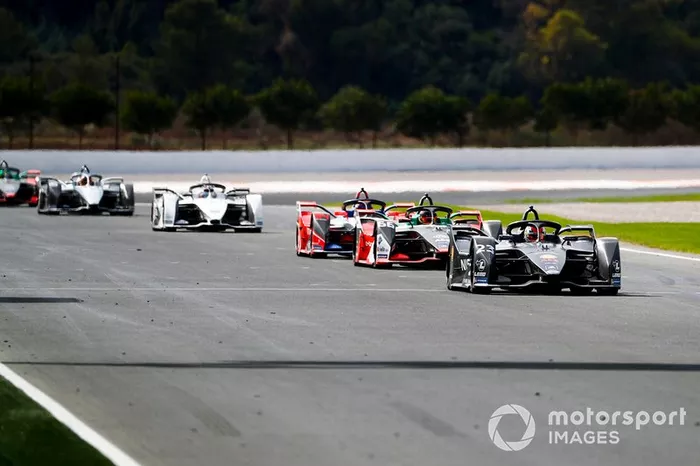 Sébastien Buemi, Nissan e.Dams, Nissan IMO2 Daniel Abt, Audi Sport ABT Schaeffler, Audi e-tron FE06, Pascal Wehrlein, Mahindra Racing, M6Electro
