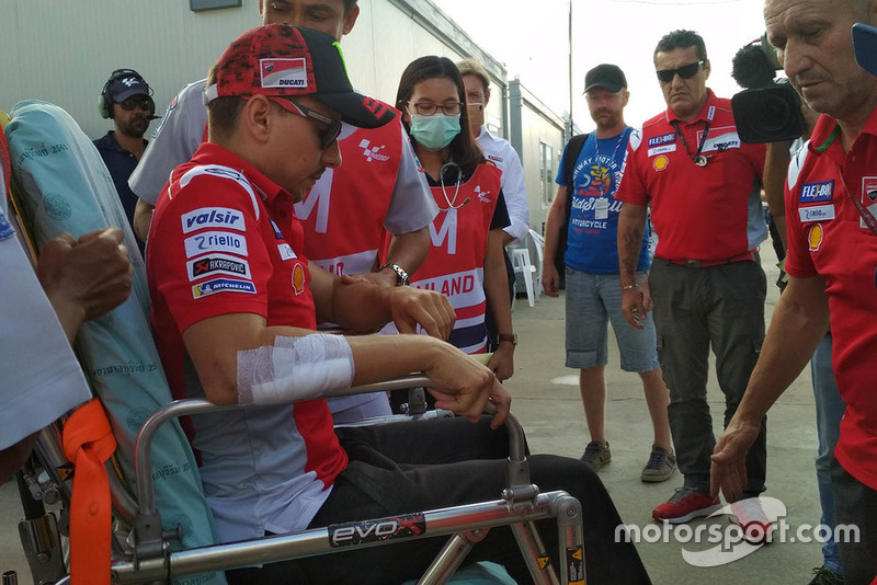 Хорхе Лоренсо, Ducati Team, після аварії