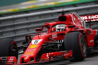 Sebastian Vettel, Ferrari SF71H.
