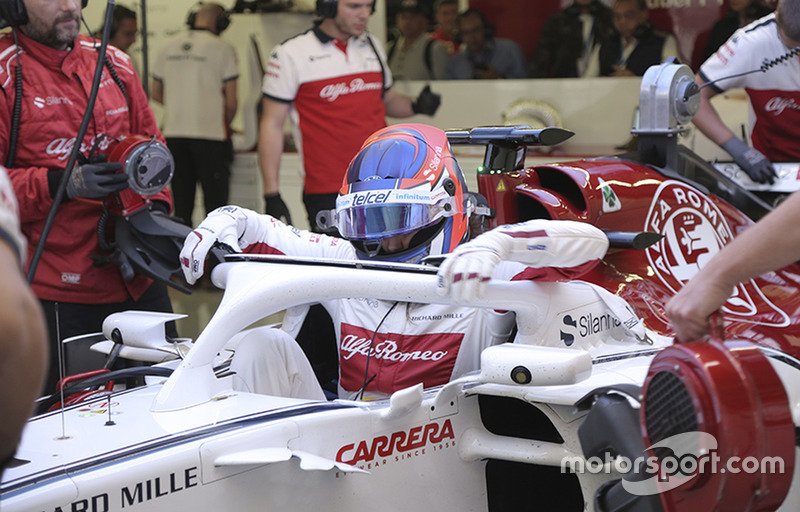Tatiana Calderon, Sauber C37 Test sürücüsü