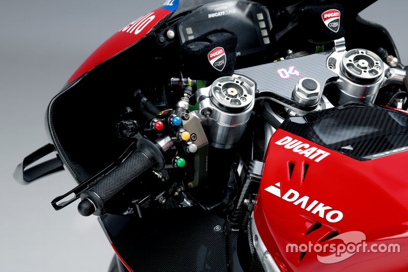 Gros plan sur la Ducati Desmosedici GP19