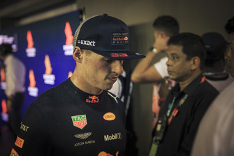 Max Verstappen, Red Bull Racing dans le parc fermé