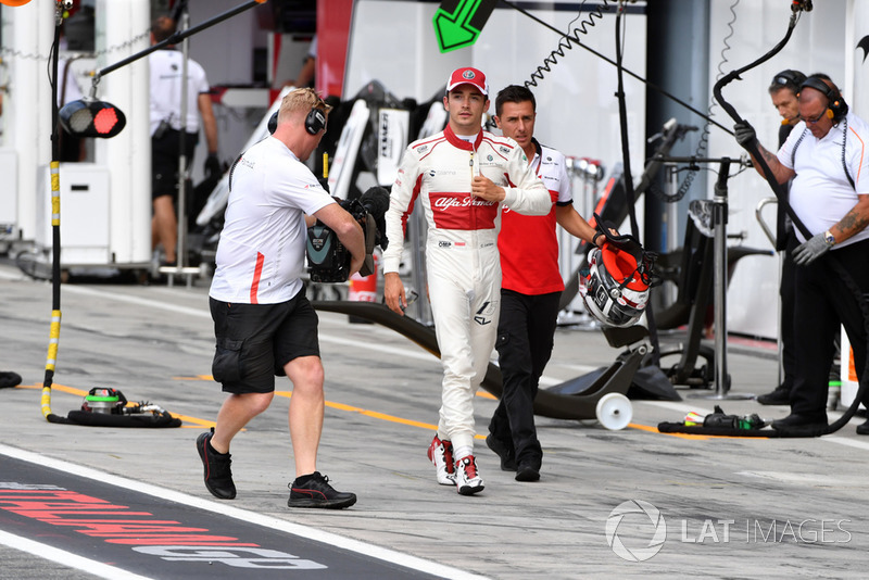 Charles Leclerc, Sauber marche après la Q1