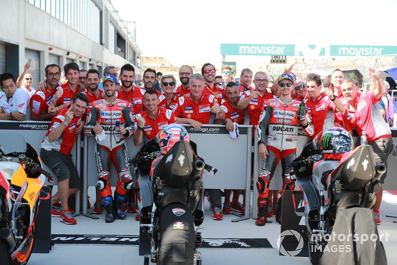 Il poleman Jorge Lorenzo, Ducati Team