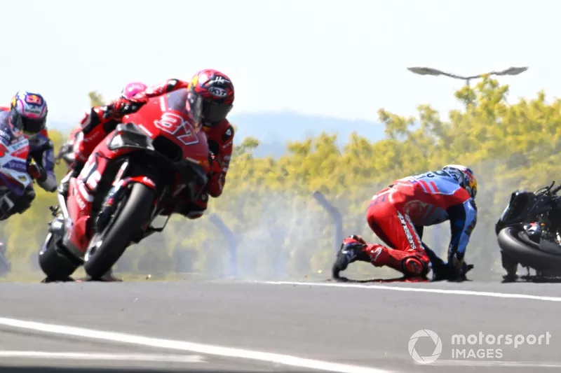 Alex Marquez, Gresini Racing crash