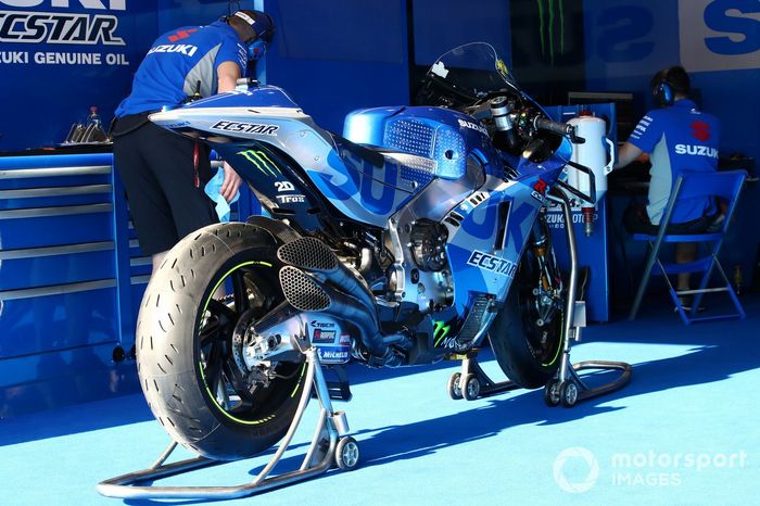La moto del Team Suzuki MotoGP