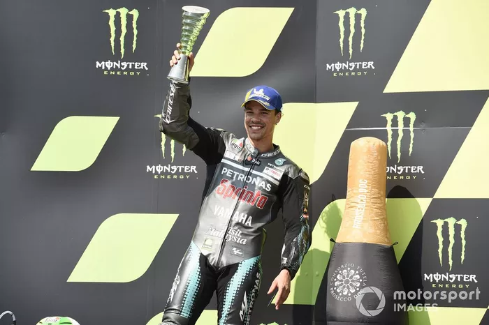 Podio: segundo lugar Franco Morbidelli, Petronas Yamaha SRT