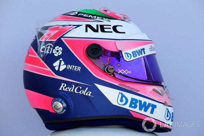 Casco de Sergio Pérez, Force India