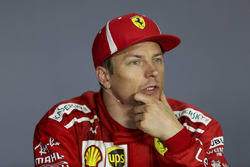 Kimi Raikkonen, Ferrari nella conferenza stampa