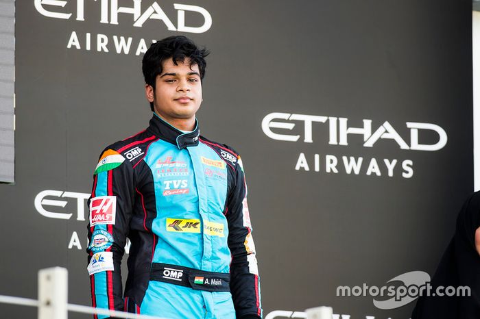 Podium: third place Arjun Maini, Jenzer Motorsport