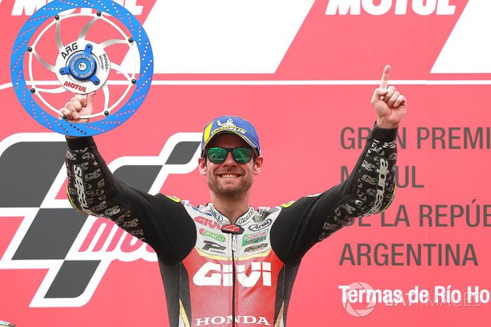 Ganador de la carrera Cal Crutchlow, Team LCR Honda