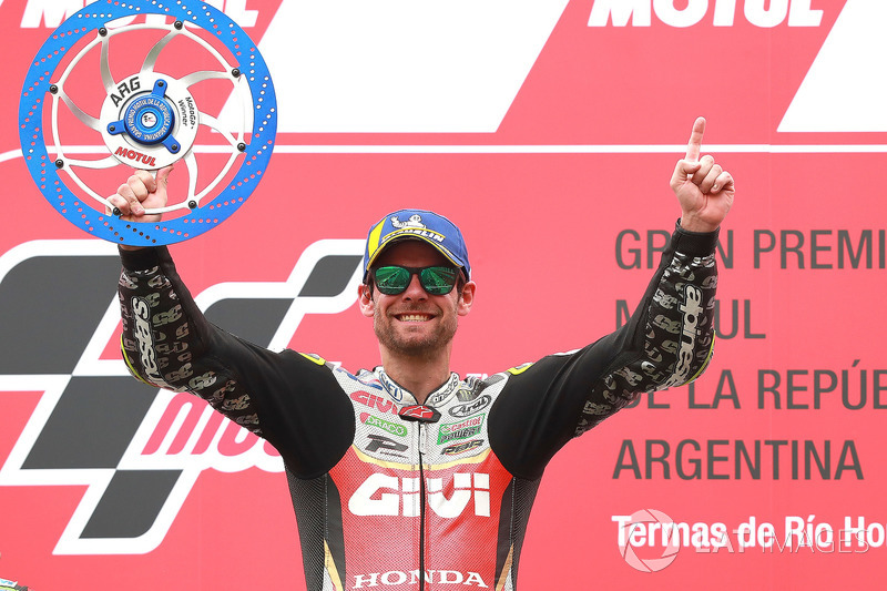 Ganador de la carrera Cal Crutchlow, Team LCR Honda