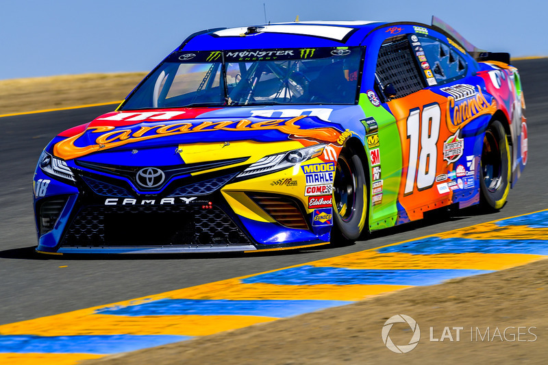 9. Kyle Busch, Joe Gibbs Racing, Toyota Camry M&M's Caramel