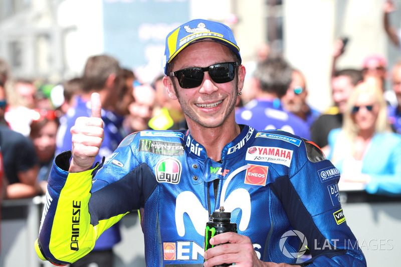 Derde plaats Valentino Rossi, Yamaha Factory Racing